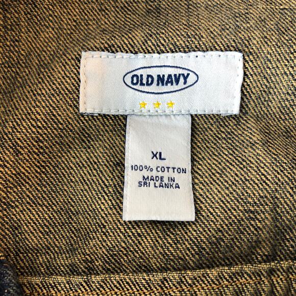 Mid 2000's Custom Patched Mens XL Denim Jacket 100% Cotton Kenkojuku, USA Flag - Picture 8 of 12